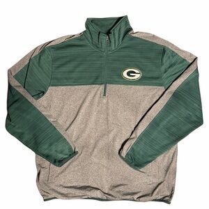 Green Bay Packers Quarter-Zip Pullover - Gently worn | Size: XL | Men's
